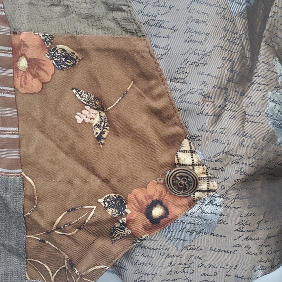 Oversized patchwork vest - Picture 6 of 9